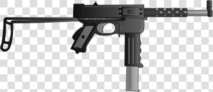 Machine Gun Clipart Smg   M3 Gun Clipart  HD Png Download