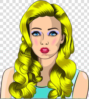 Wig hairstyle art  HD Png Download