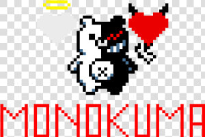 Monokuma En Pixel  HD Png Download