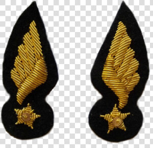 Wwi French Pilot Officer Collar Insignia   Earrings  HD Png Download