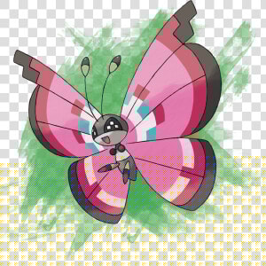 Vivillon Pokemon Go  HD Png Download