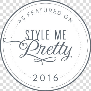 Featured On Style Me Pretty 2017  HD Png Download