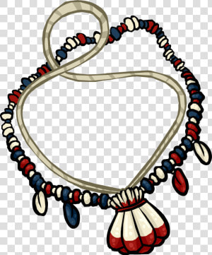 Necklace Club Penguin Shell Jewelry Seashell Jewellery   Shell Necklace Clipart  HD Png Download