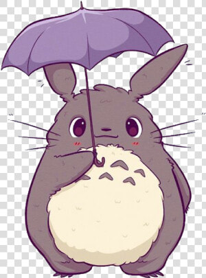 Dibujos De Totoro Kawaii  HD Png Download