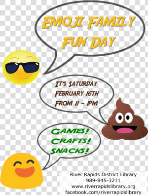 River Rapids District Library   Smiley  HD Png Download