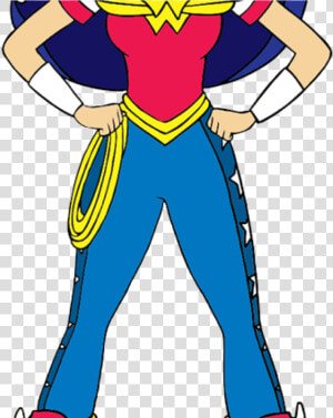 Supergirl Clipart 19 Supergirl Svg Library Download   Wonder Woman Dc Superhero Girls Characters  HD Png Download