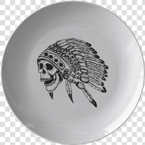 Native American Skull Headdress Microwave Safe  Bpa    Native American Headdress Drawing  HD Png Download