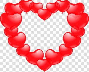 Heart Of Ballon Hearts Png Clip Art Image  Transparent Png