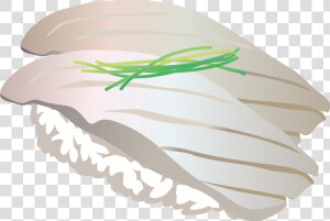 Squid Sushi Clip Arts   Nigiri Sushi はまち イラスト  HD Png Download