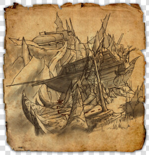 Treasure Map Png   Clockwork City Eso Treasure Map  Transparent Png