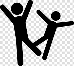 Celebrate   Transparent Stick Figure Friends  HD Png Download