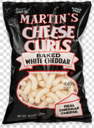 Martins White Cheddar Cheese Curls  HD Png Download