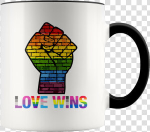 Lgbt Pride Love Wins Raised Fist Mugs   Don T Give A Fuck Unicorn Mug  HD Png Download