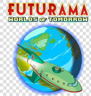 Worlds Of Tomorrow Wiki   Futurama Worlds Of Tomorrow Logo  HD Png Download
