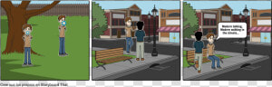 While The Auto Waits Carton  HD Png Download