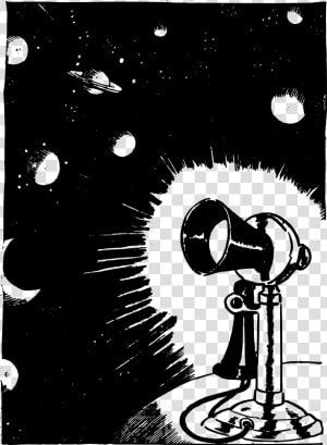 Calling The Universe   Cartoon Universe Drawing  HD Png Download