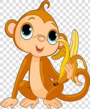 Animated Baby Monkey Hd Image Clipart   One Number In Marathi  HD Png Download
