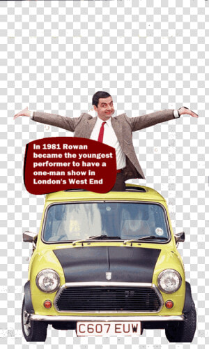 Mister Bean Mini Cooper  HD Png Download