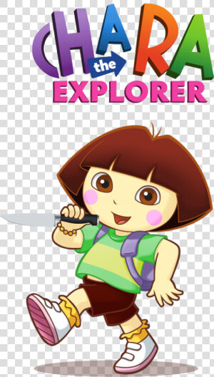Undertale Chara The Explorer Clipart   Png Download   Blue  39 s Clues Dora The Explorer  Transparent Png