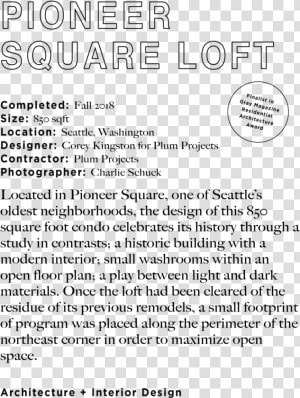 Pioneer Square Loft  HD Png Download