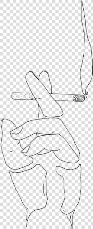 Gif Drawing Cigarette   Anime Cigarette Aesthetic  HD Png Download