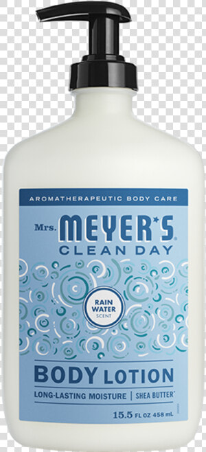 Mrs Meyers Rain Water Body Lotion   Mrs Meyers  HD Png Download