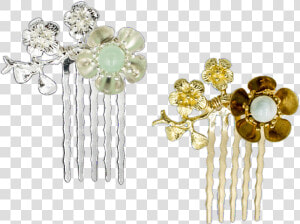 Plum Blossom Hair Combs  HD Png Download