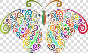 Flourish Clipart Butterfly  HD Png Download