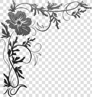 Corner Png Borders   Flower Desen Png  Transparent Png