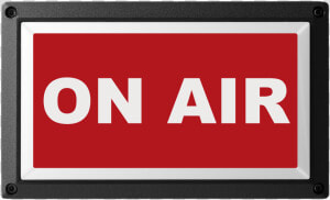 On Air Fixed Board   Sign  HD Png Download