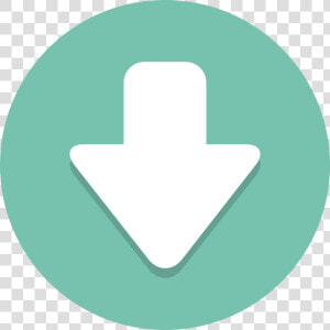 Circle Icons Arrow Down   Down Arrow Flat Design  HD Png Download