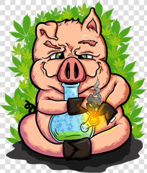 Stoned Pig  HD Png Download