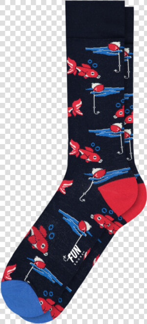 Men S Gone Fishing Socks   Sock  HD Png Download