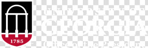 President S Office Logo   Uga Logo White Png  Transparent Png