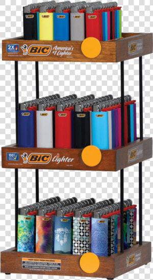 Bic Lighter Wooden Display  HD Png Download