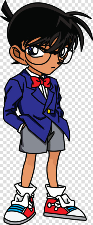 Drawissimo Kids How To Draw   Detective Conan Whole Body  HD Png Download