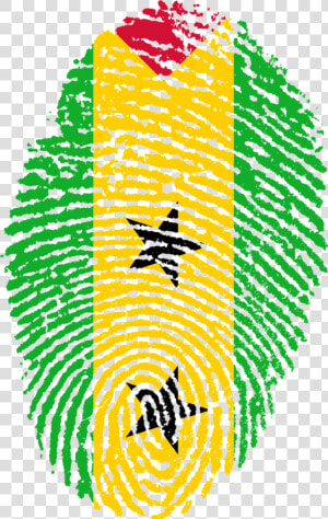 Haiti Flag Fingerprint  HD Png Download