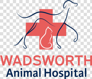 Wadsworth Animal Hospital   Graphic Design  HD Png Download