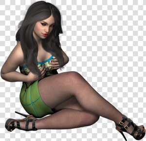 Plus  Size  Sexy  Girl  Woman  Pose  Model  3d  Render   Plus Size Sexy Png  Transparent Png