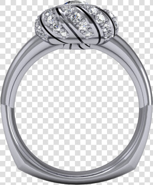 Bezel Assymmetrical Turban Design Halo Diamond Engagement   Engagement Ring  HD Png Download