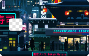 Cyberpunk Downtown  HD Png Download