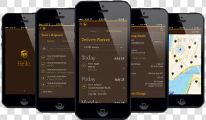 Ups Mobile Design   Package Delivery Ups Mobile App  HD Png Download
