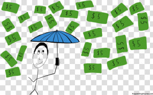 Raining Dollar Bills  HD Png Download