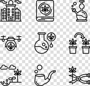 Marijuana   Agriculture Icon  HD Png Download