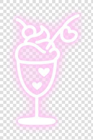  neon  licuado  icecream   Milk Shake Neon Gif  HD Png Download