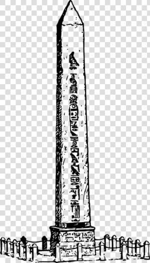 Ancient Egyptian Obelisk Drawing  HD Png Download