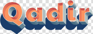 Qadir 3d Letter Png Name   Graphic Design  Transparent Png
