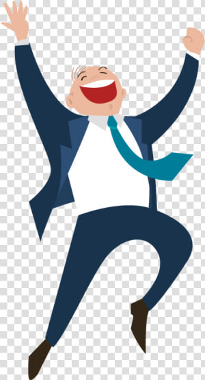 Workplace Happiness At Work Customer Clip Art   Vector Happy Man Png  Transparent Png