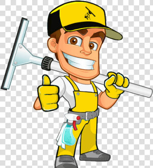 Professional Window Washing Service   Window Cleaning Images Cartoon  HD Png Download