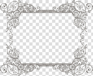 Transparent Vintage Frames Png   Transparent Background Fancy Border Clip Art  Png Download